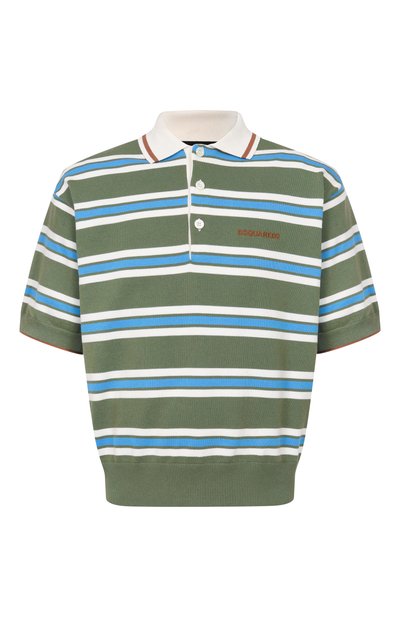 Мужское хлопковое поло DSQUARED2, арт. S74HA1594/D13195