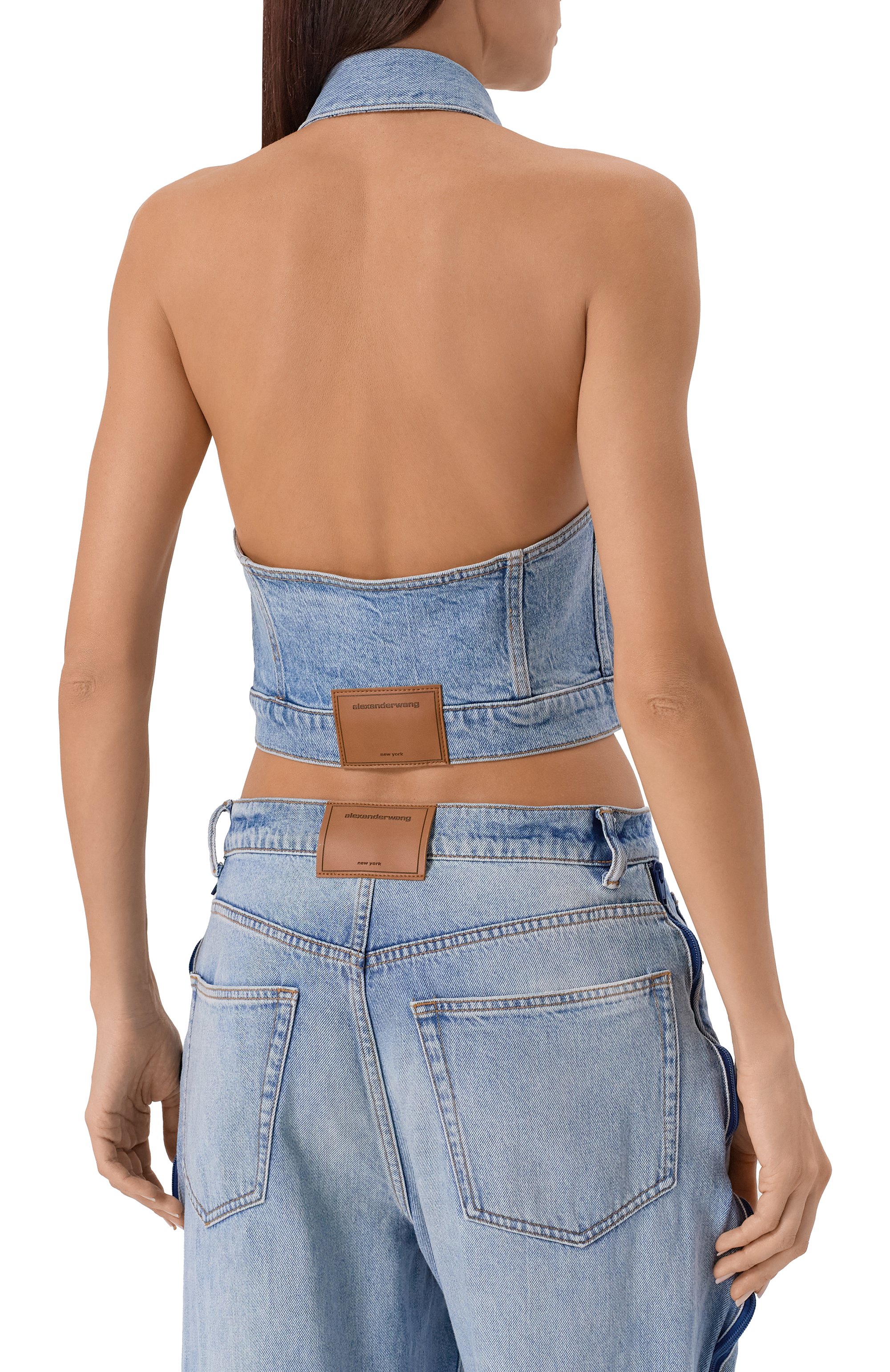 Джинсовый топ ALEXANDER WANG, арт. 4DC3251877, фото 4