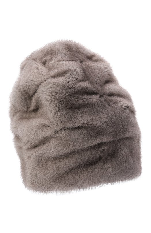 Меховая шапка из норки FurLand 0204100110343600000 Серый 0204100110343600000