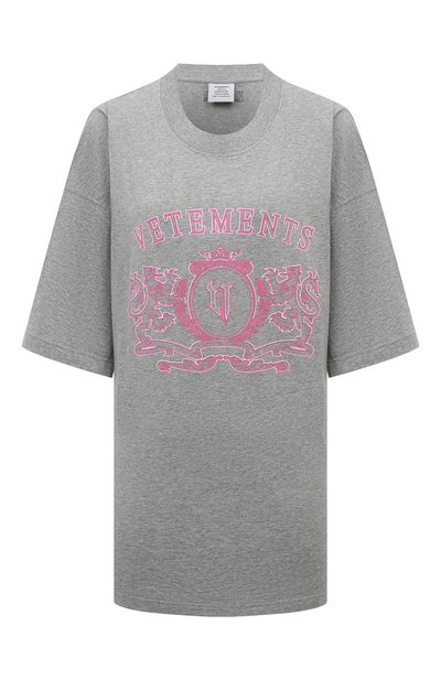 Женская хлопковая футболка VETEMENTS, арт. UE64TR410GP