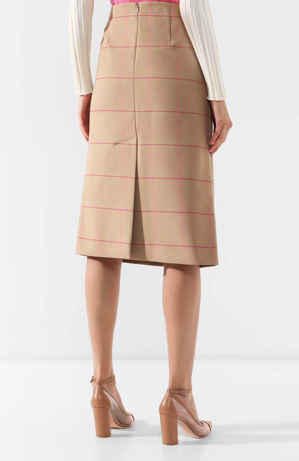 Юбка-миди в клетку MARNI, арт. G0MAP26U00/TN821, фото 4