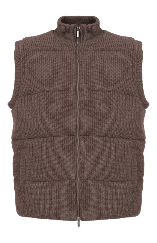 Шерстяной жилет MC2 Saint Barth LEE001-00028I/LEEDS KNIT Бежевый LEE001-00028I/LEEDS KNIT