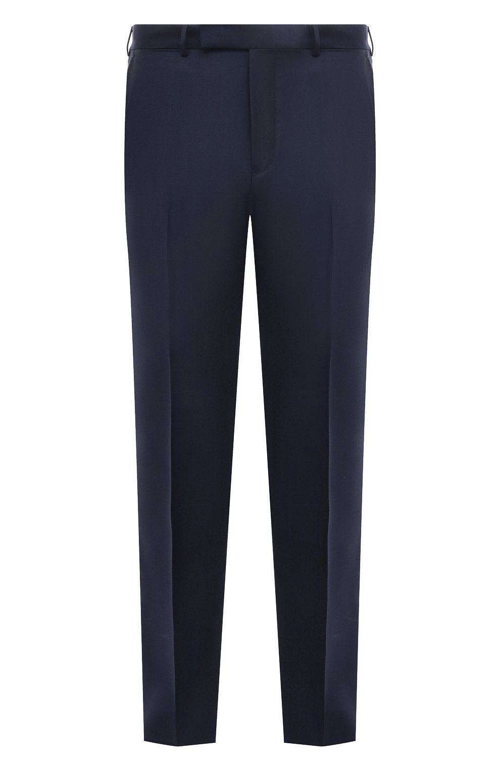 Шерстяные брюки ZEGNA темно-синего цвета по цене 96350 руб., арт. 726F10A7/75TB12, фото 1 Шерстяные брюки ZEGNA, арт. 726F10A7/75TB12, фото 1