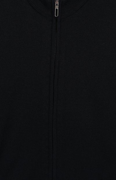 Кардиган на молнии EMPORIO ARMANI синего цвета по цене 18950 руб., арт. 6G4M55/4M0MZ, фото 3 Кардиган на молнии EMPORIO ARMANI, арт. 6G4M55/4M0MZ, фото 3