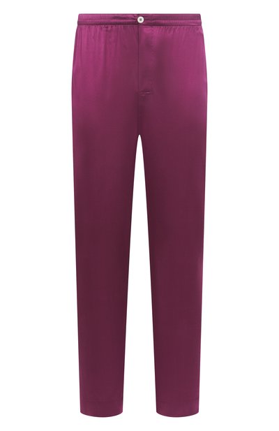 Мужские шелковые домашние брюки KITON, арт. UNWT010K0245H10