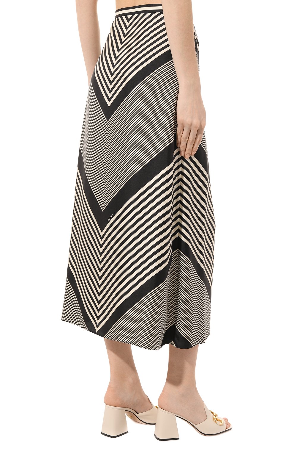 Шелковая юбка GUCCI, арт. 677552 ZAIF3, фото 4