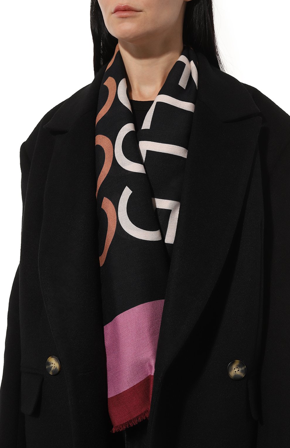 Платок из вискозы и шерсти COCCINELLE, арт. E7 PAV 33 01 01, ф ото 3