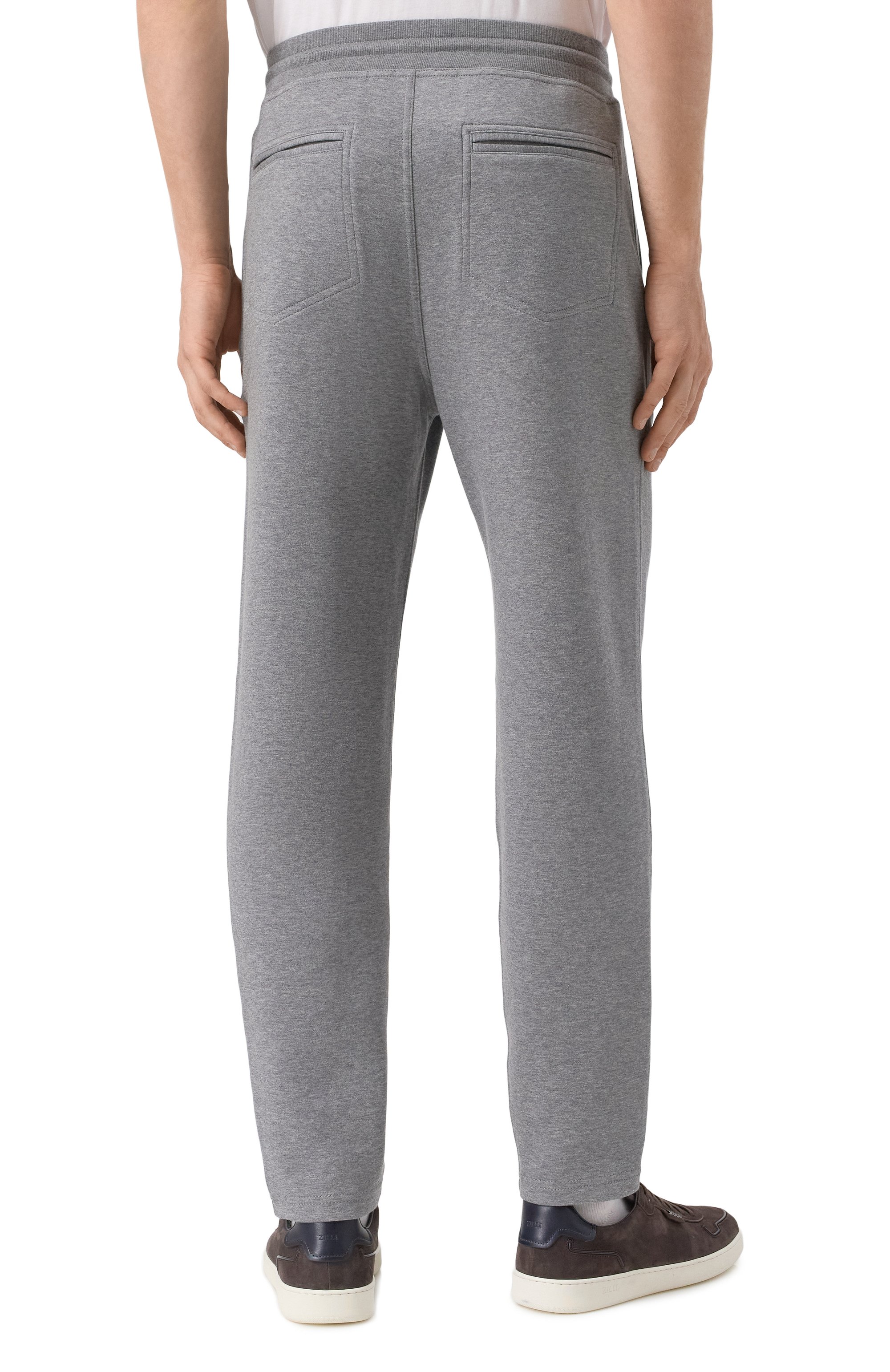 Брюки из хлопка и кашемира BRUNELLO CUCINELLI, арт. MM831B2330, фото 4