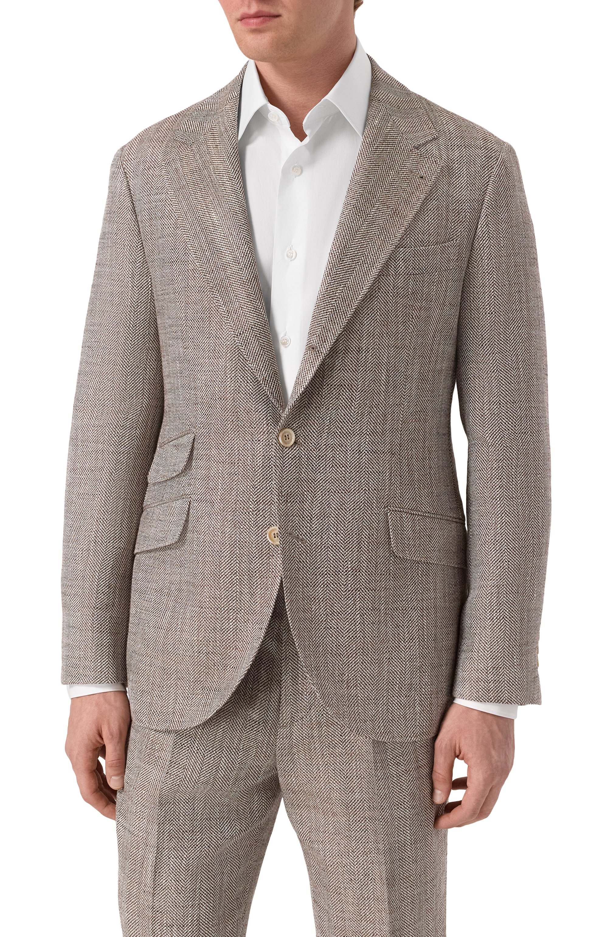 Костюм из шелка и льна BRUNELLO CUCINELLI, арт. MR476LDWH, фото 3