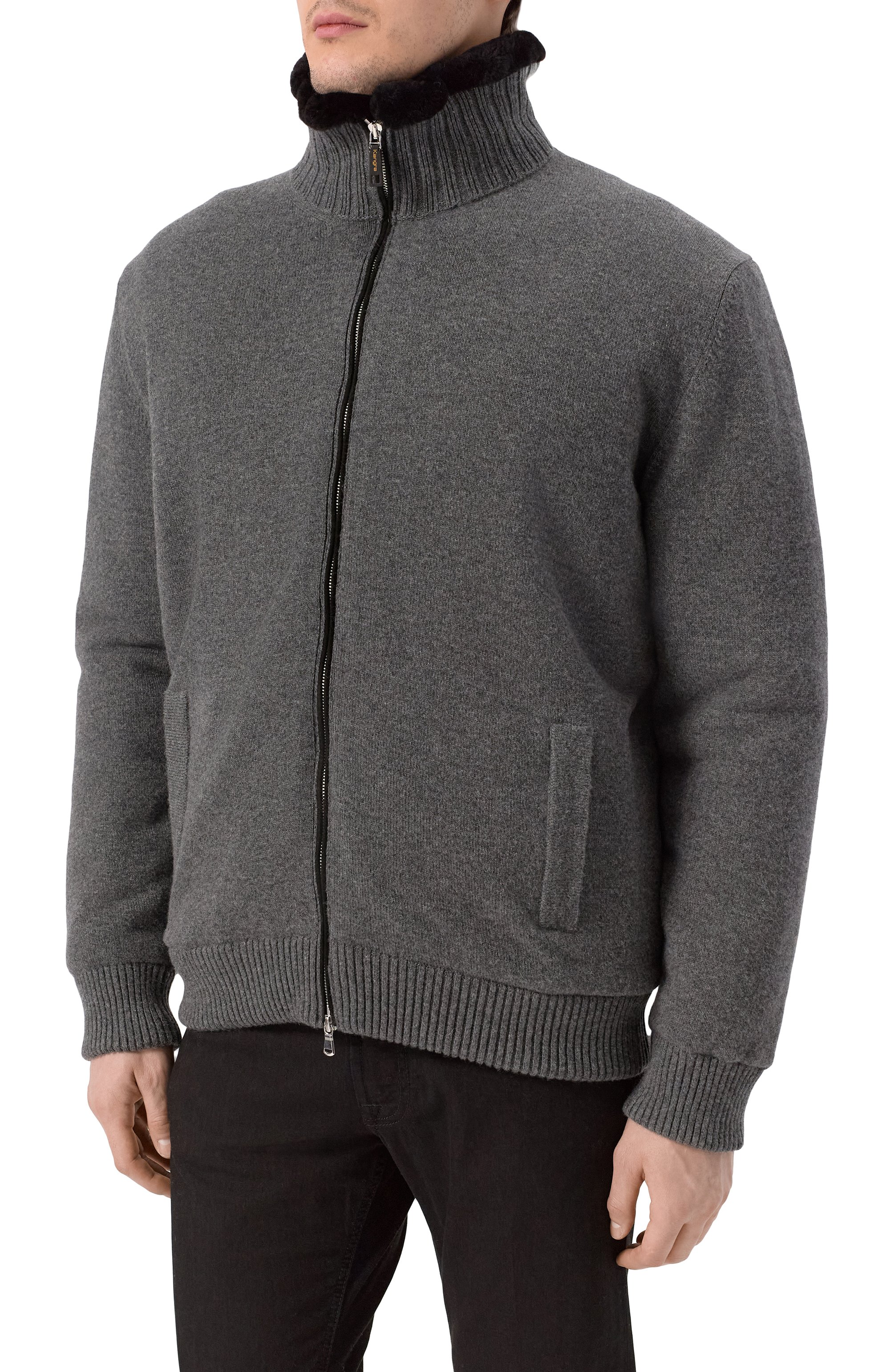 Кашемировый бомбер с подкладкой из бобра KANGRA, арт. 9150/09 02, фото 3