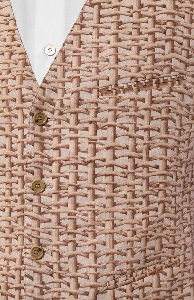 Льняной жилет GIORGIO ARMANI, арт. 4SGGK06D/T04Z5, фото 5