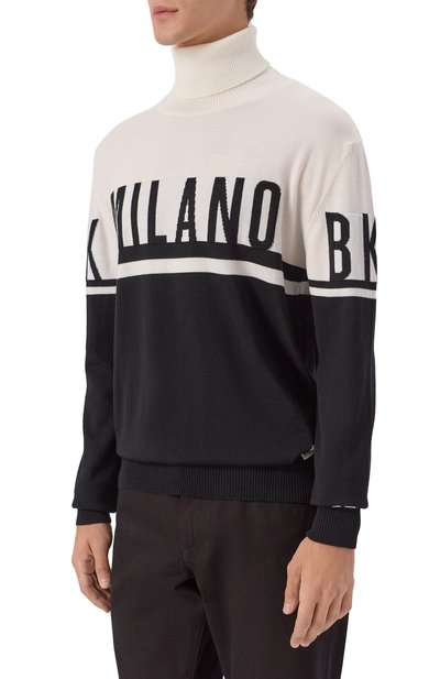 Шерстяная водолазка DIRK BIKKEMBERGS, арт. BMM1173, фото 3