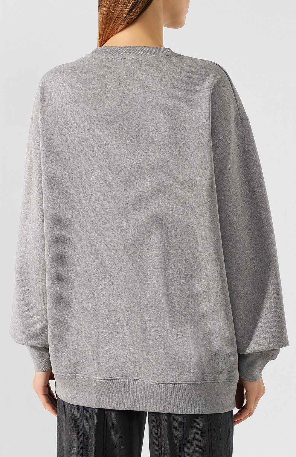Хлопковый свитшот ACNE STUDIOS, арт. CI0028/W, фото 4