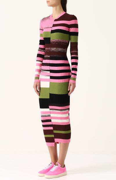 Вязаное платье-футляр с длинным рукавом OPENING CEREMONY, арт. F17KAT15066, фото 3