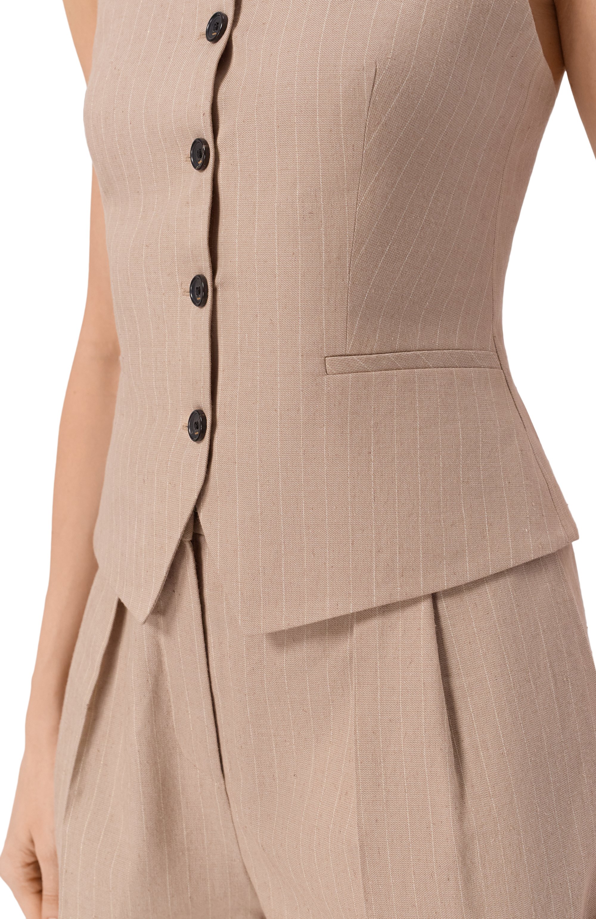 Топ из хлопка и льна HUGO, арт. 50560007, фото 5