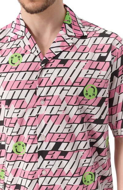 Хлопковая рубашка HUGO BLUE, арт. 50539126, фото 5