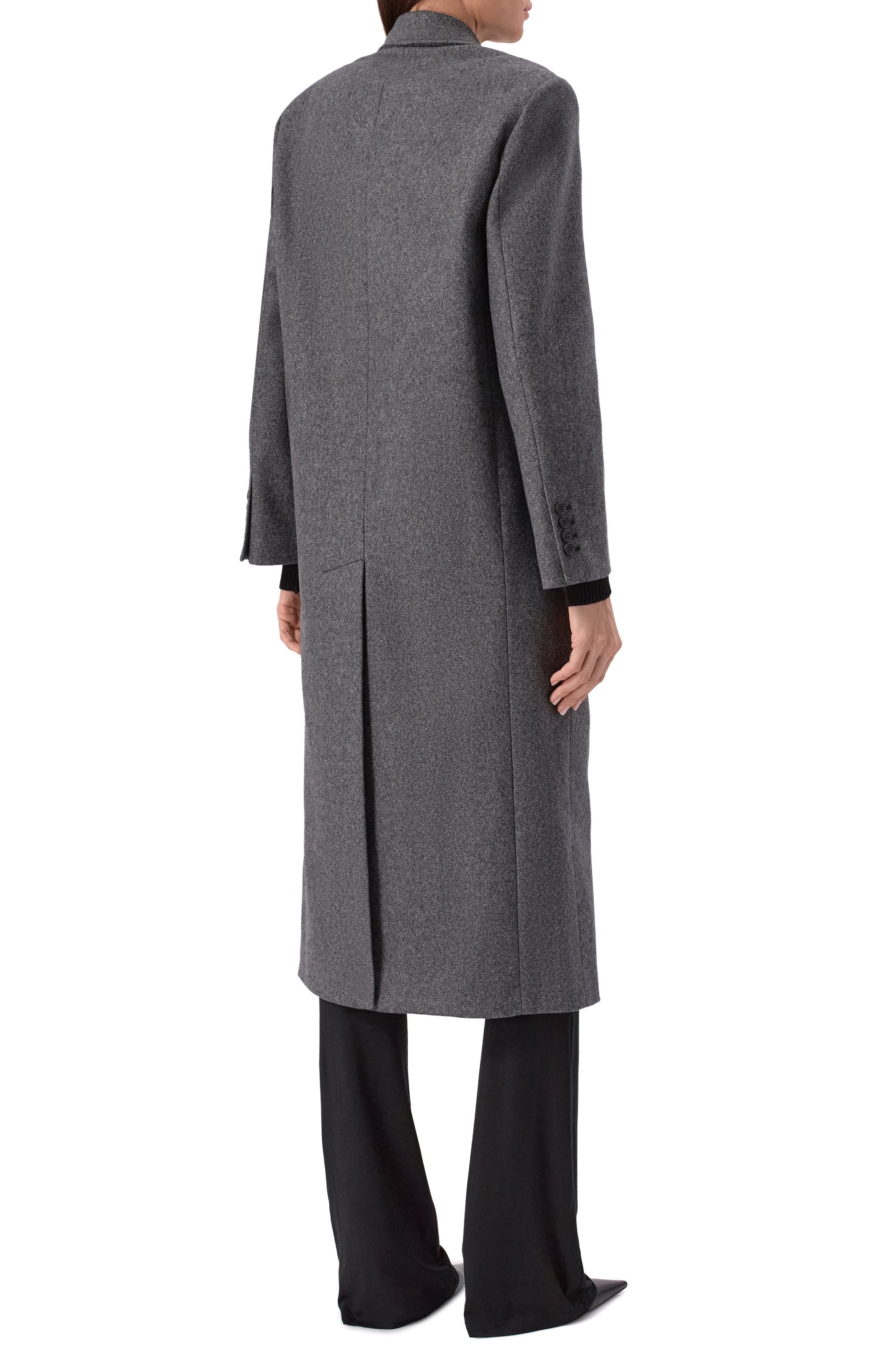 Шерстяное пальто THE ATTICO, арт. 260WCC00087/WWP001AA, фото 4