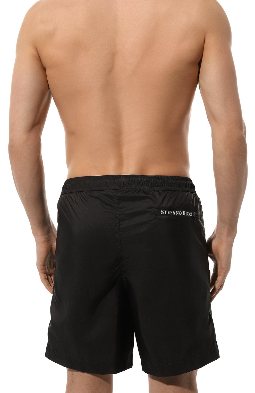 Плавки-шорты STEFANO RICCI черного цвета по цене 55500 руб., арт. MYB4100010/ARB002, фото 3 Плавки-шорты STEFANO RICCI, арт. MYB4100010/ARB002, фото 3