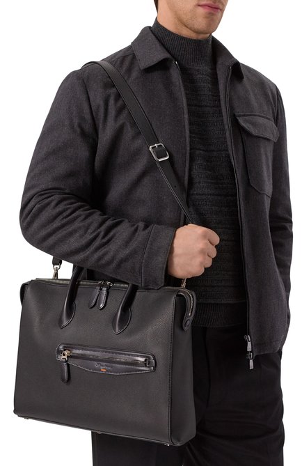 Мужская портфель SANTONI, арт. UFBGA2645BS-ACSU
