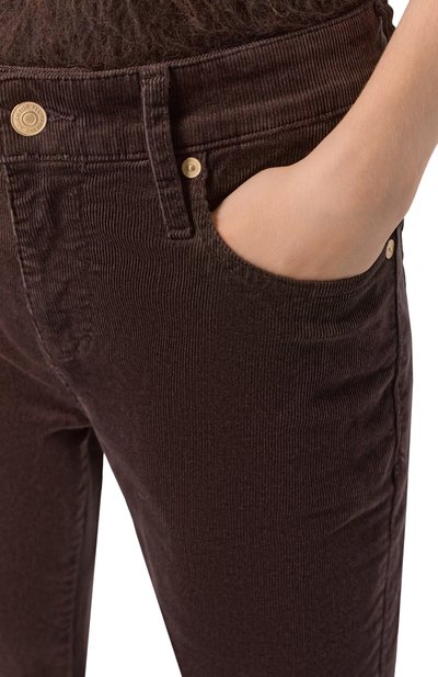 Вельветовые брюки 7 FOR ALL MANKIND коричневого цвета по цене 29950 руб., арт. 7UC90V64, фото 5 Вельветовые брюки 7 FOR ALL MANKIND, арт. 7UC90V64, фото 5