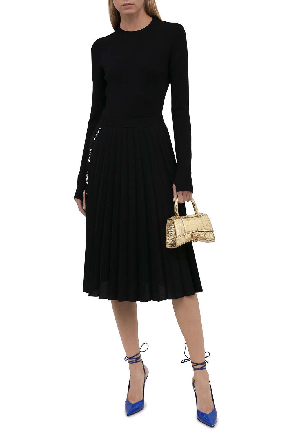 Плиссированная юбка VETEMENTS, арт. WA52SK200B 1314/BLACK, фото 2