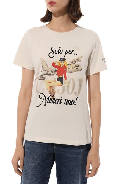 Хлопковая футболка AERONAUTICA MILITARE, арт. 232/TS2131DJ584, фото 3