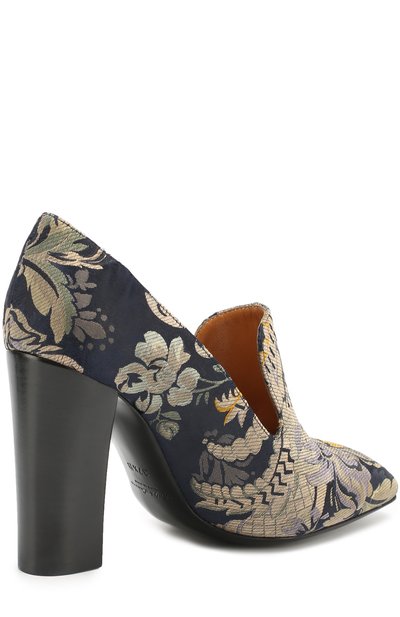 Текстильные туфли с цветочным принтом RALPH LAUREN, арт. 858/XZ19I/XY19I, фото 4