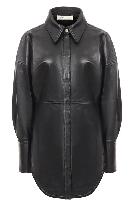 Кожаная рубашка Blumarine 4L087A Чёрный 4L087A