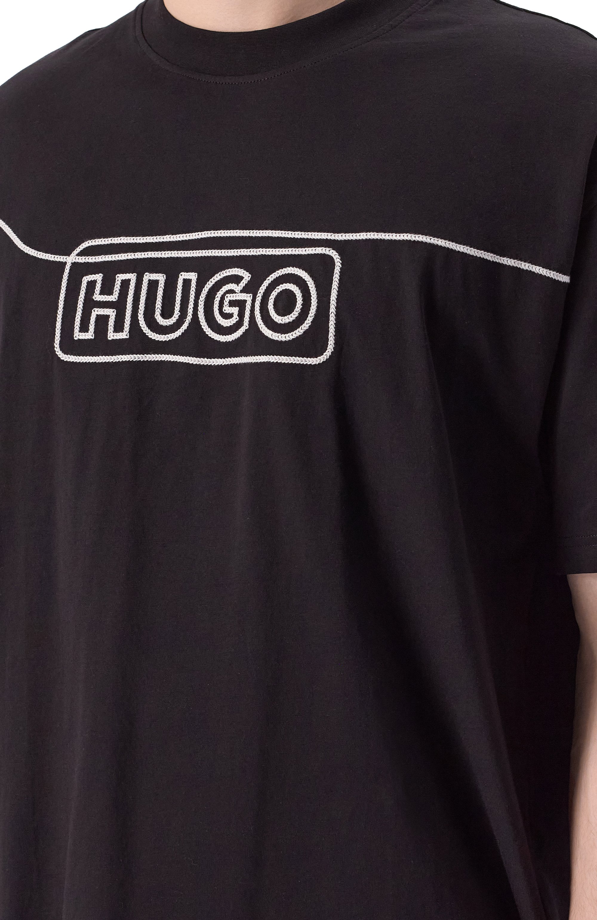 Хлопковая футболка HUGO BLUE, арт. 50530341, фото 5