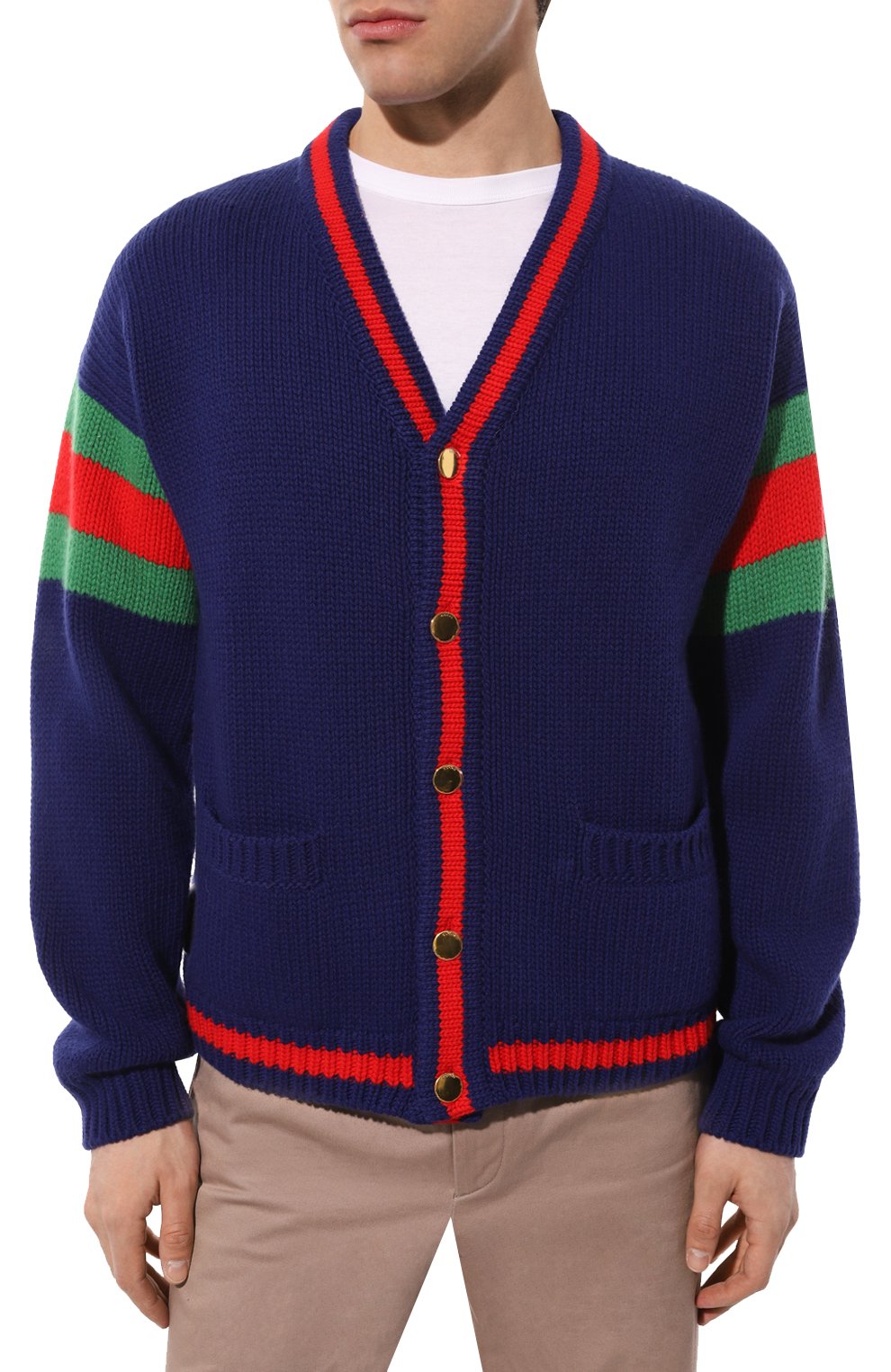 Шерстяной кардиган GUCCI, арт. 676389 XKB42, фото 3