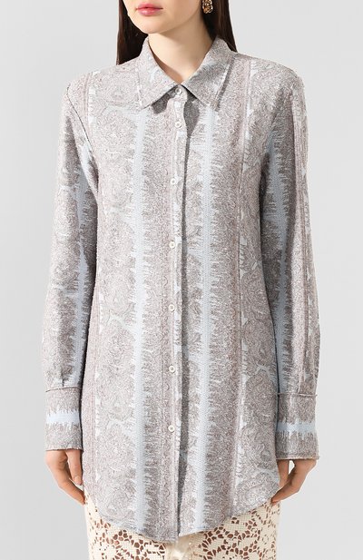 Хлопковая рубашка ACNE STUDIOS, арт. AC0223/W, фото 3