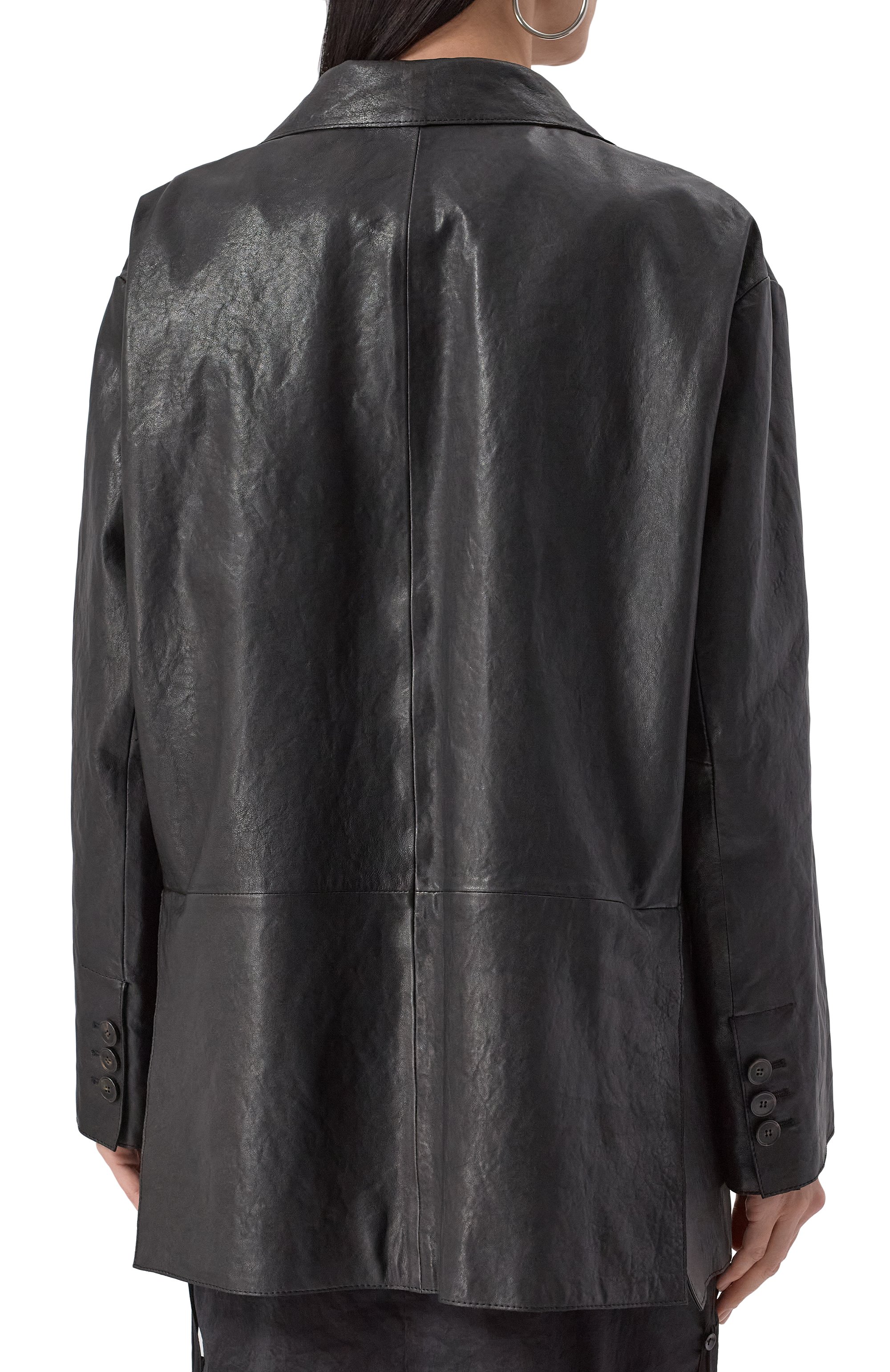 Кожаный жакет WEEKEND MAX MARA, арт. MARAT, фото 4