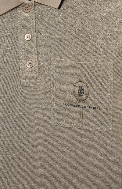 Платье изо льна и хлопка BRUNELLO CUCINELLI, арт. BL947A013B, фото 3