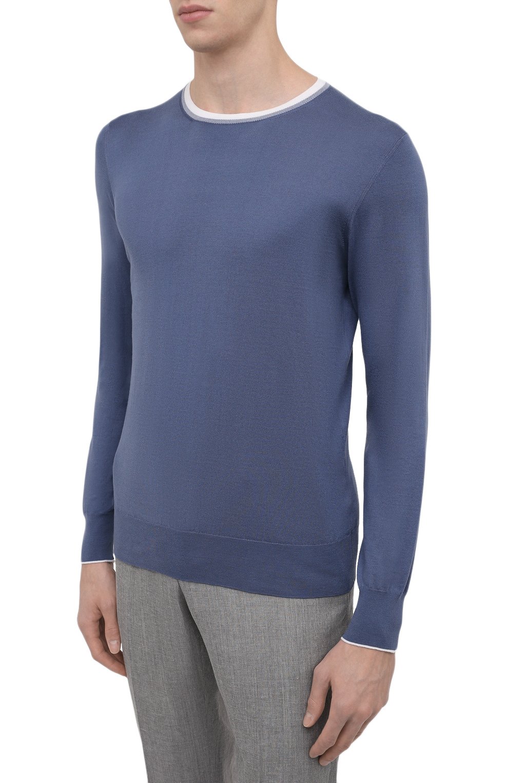 Джемпер из хлопка и кашемира FIORONI, арт. MK22609A3, фото 3