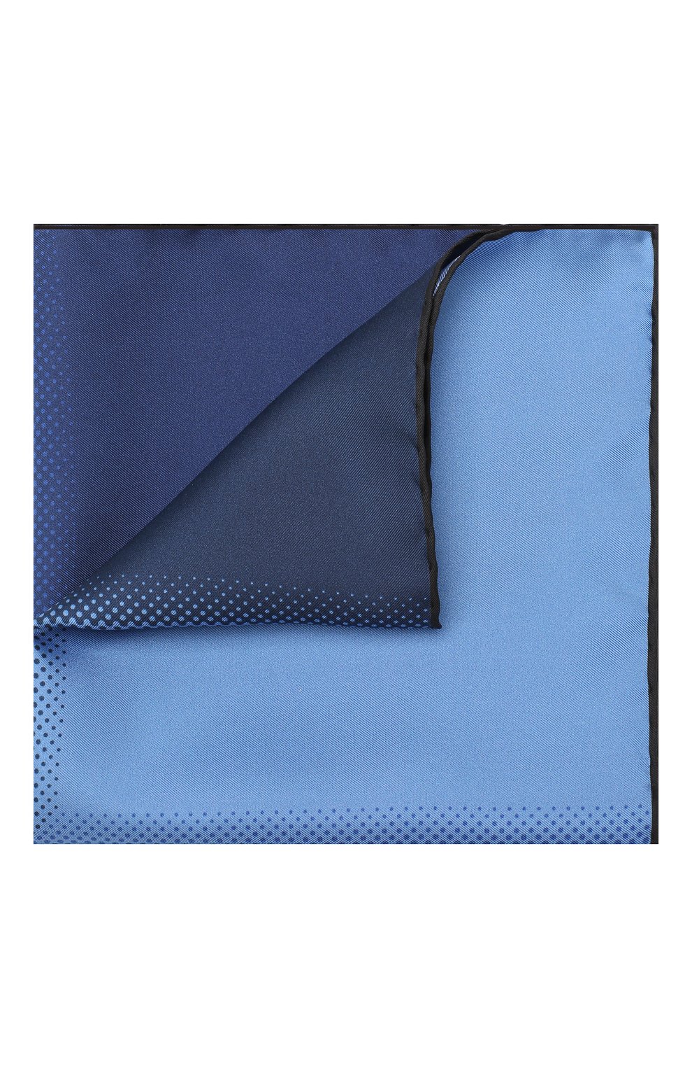 Шелковый платок LANVIN темно-синего цвета по цене 8745 руб., арт. 2424/HANDKERCHIEF, фото 1 Шелковый платок LANVIN, арт. 2424/HANDKERCHIEF, фото 1