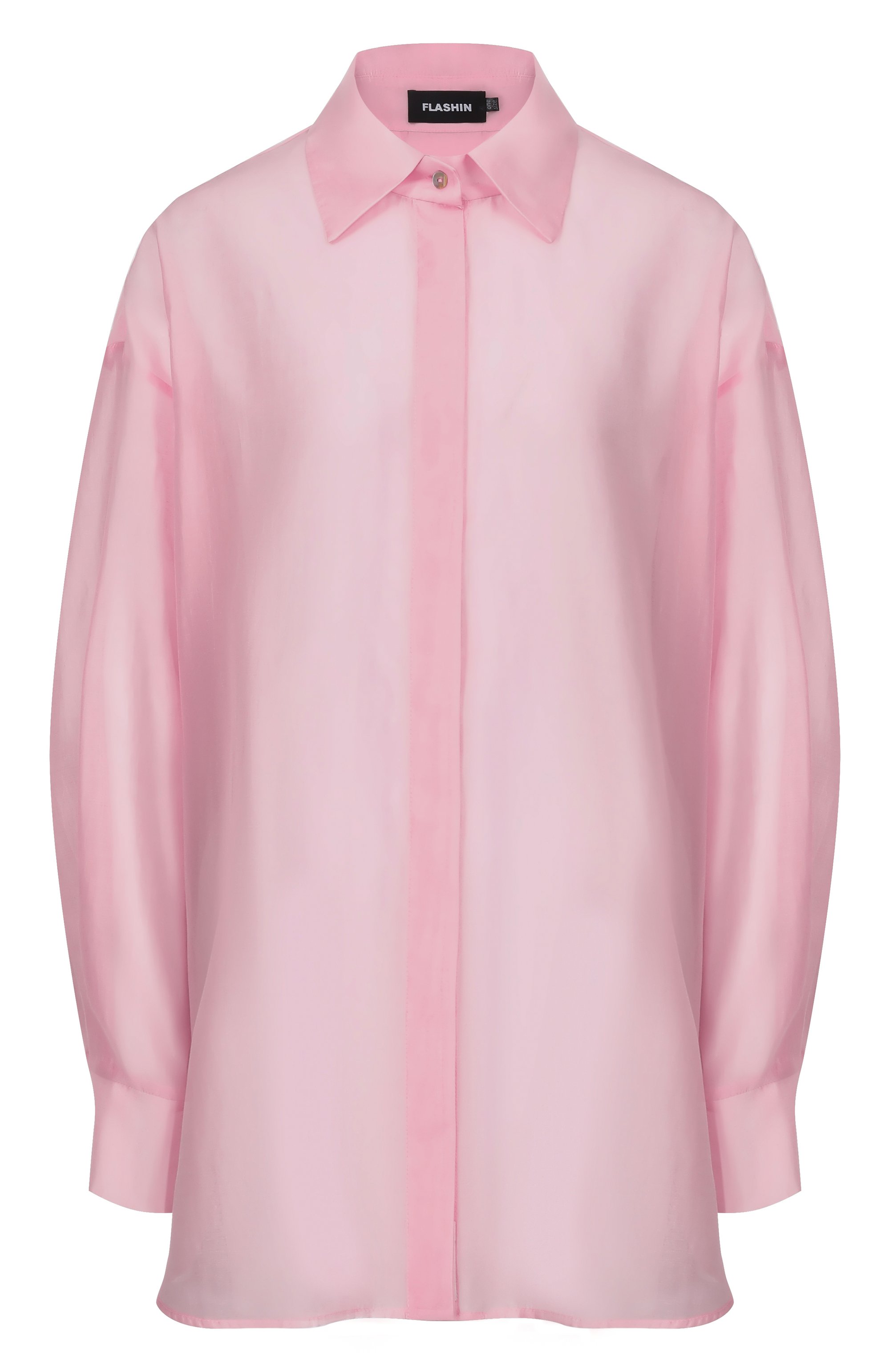 Рубашка FLASHIN розового цвета по цене 24000 руб., арт. FS26SBBO, фото 1 Рубашка FLASHIN, арт. FS26SBBO, фото 1