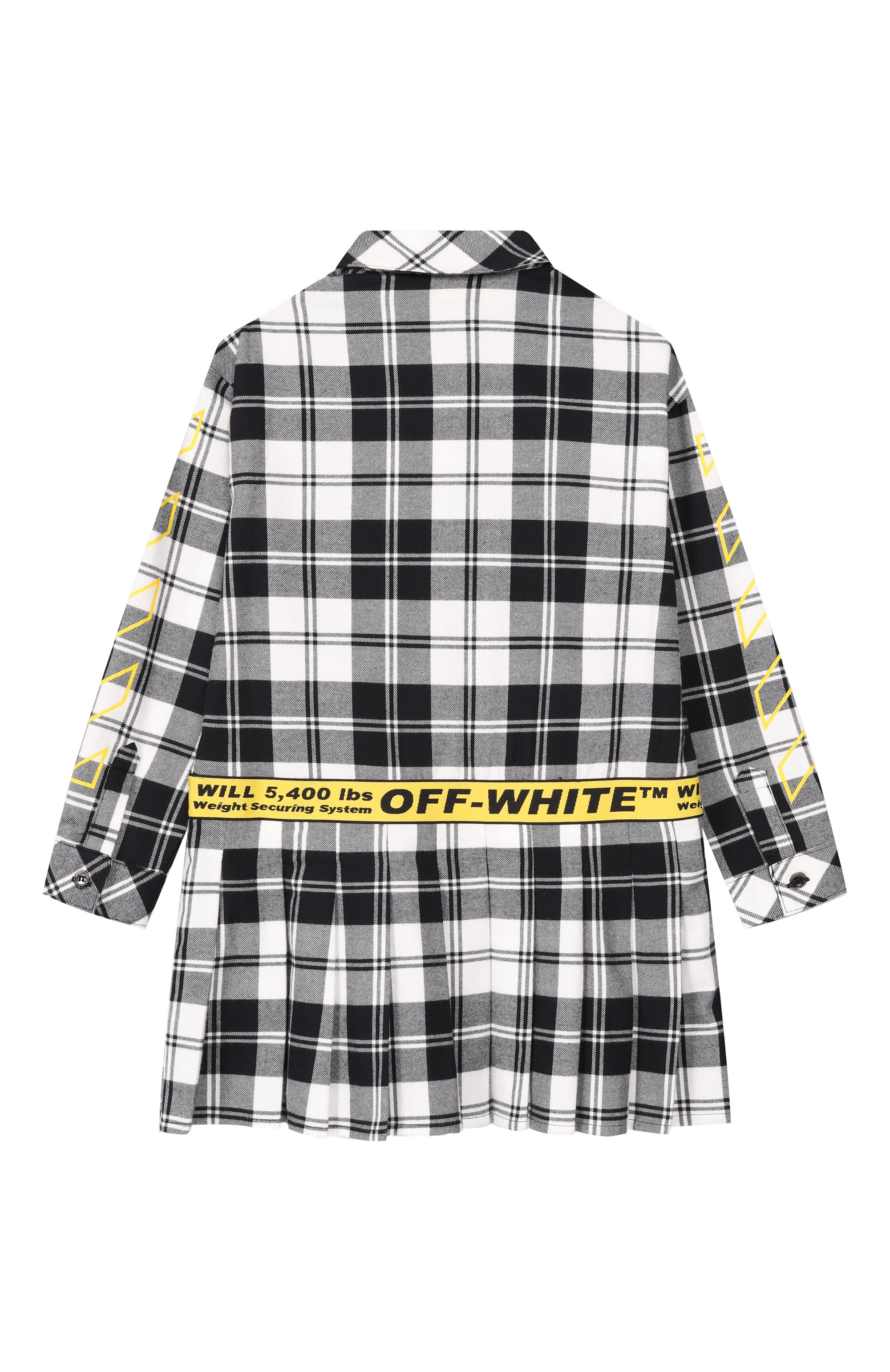Хлопковое платье-рубашка OFF-WHITE, арт. 0GDB06HF25FAB001/4-12, фото 2