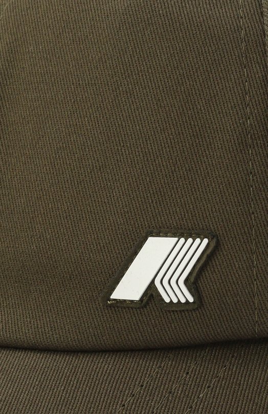 Хлопковая бейсболка K-Way K51462W Хаки  K51462W Фото 4