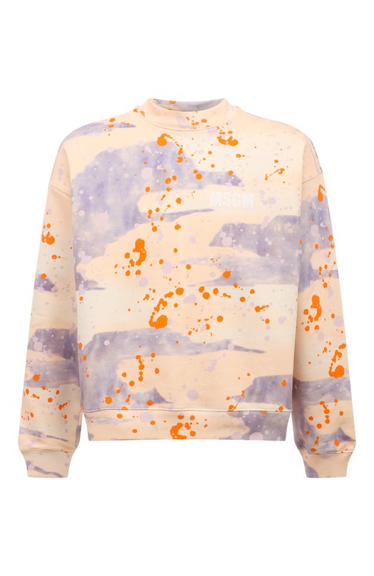 

Хлопковый свитшот MSGM, Фиолетовый
