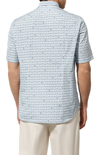 Хлопковая рубашка ZILLI, арт. LINAM5M010003250Q, фото 4