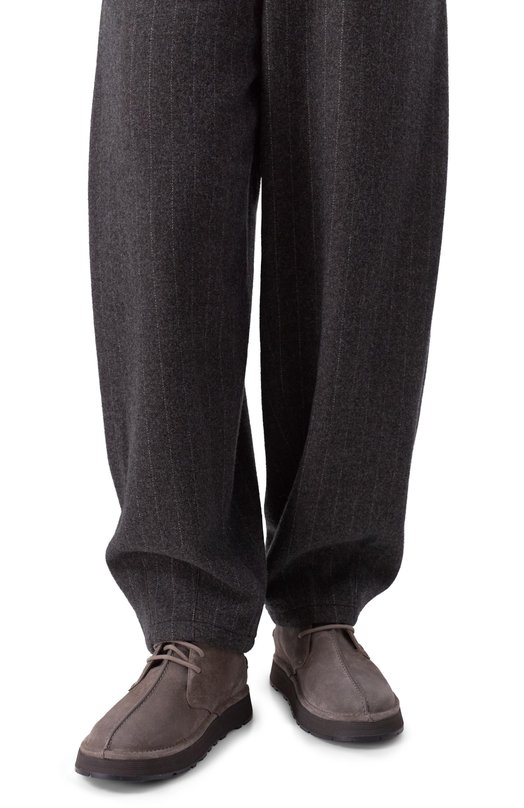 Замшевые ботинки Giorgio Armani GM002289/AF17617 Серый  GM002289/AF17617 Фото 3