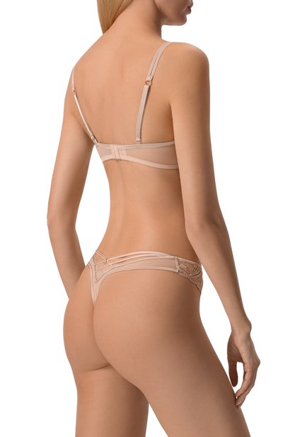 Трусы-стринги AUBADE бежевого цвета по цене 11940 руб., арт. 6D26, фото 3 Трусы-стринги AUBADE, арт. 6D26, фото 3