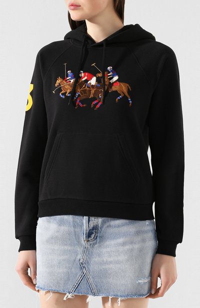 Хлопковое худи POLO RALPH LAUREN, арт. 211792456, фото 3