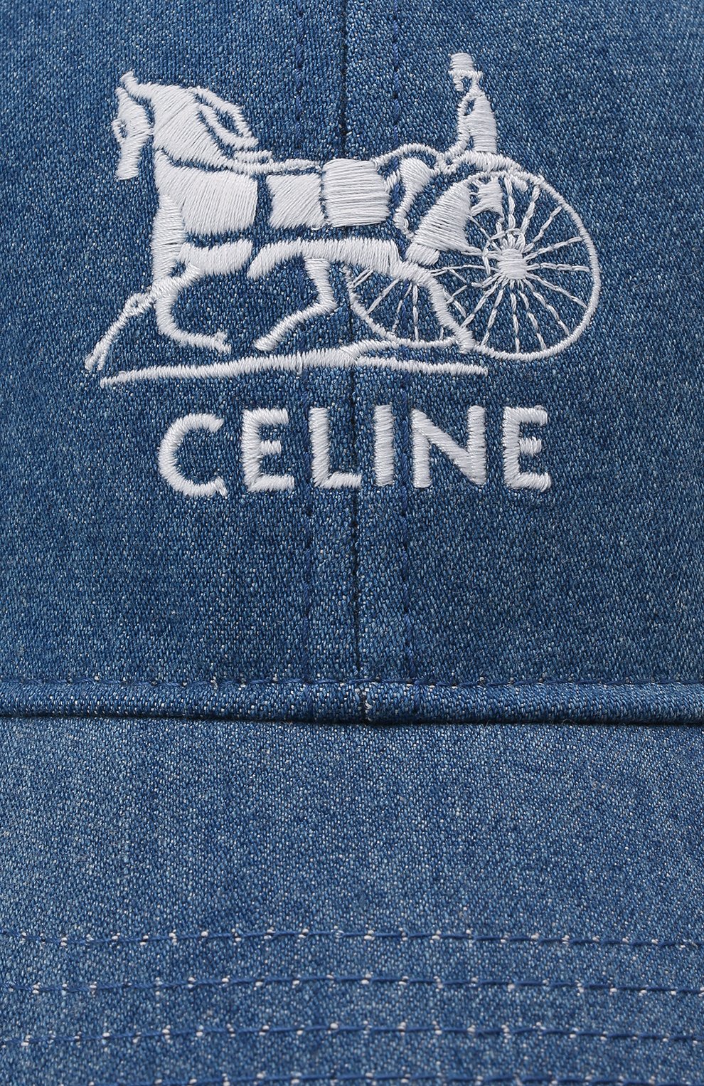 Джинсовая бейсболка CELINE, арт. 2AUA3182N, фото 4