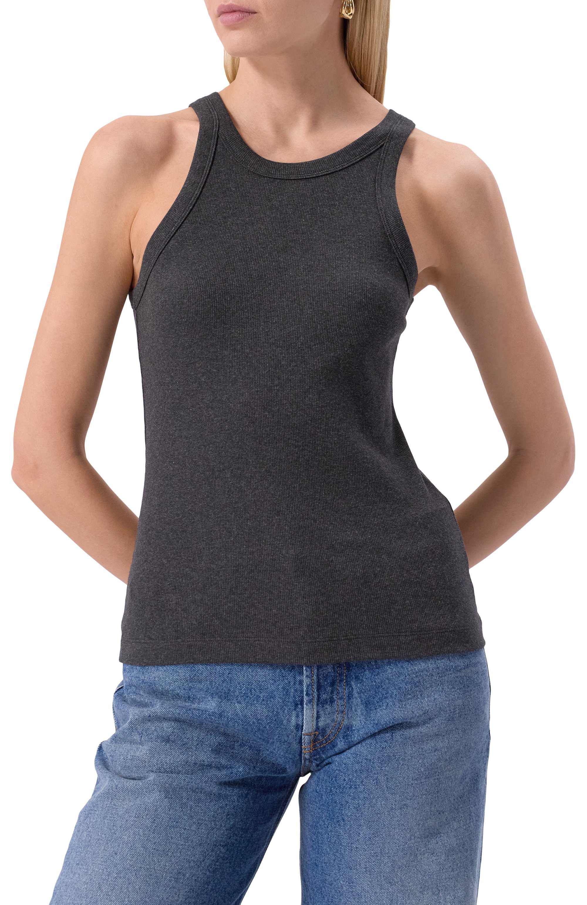 Хлопковая майка TOTEME, арт. 243-WRT1129-FB0246, фото 3