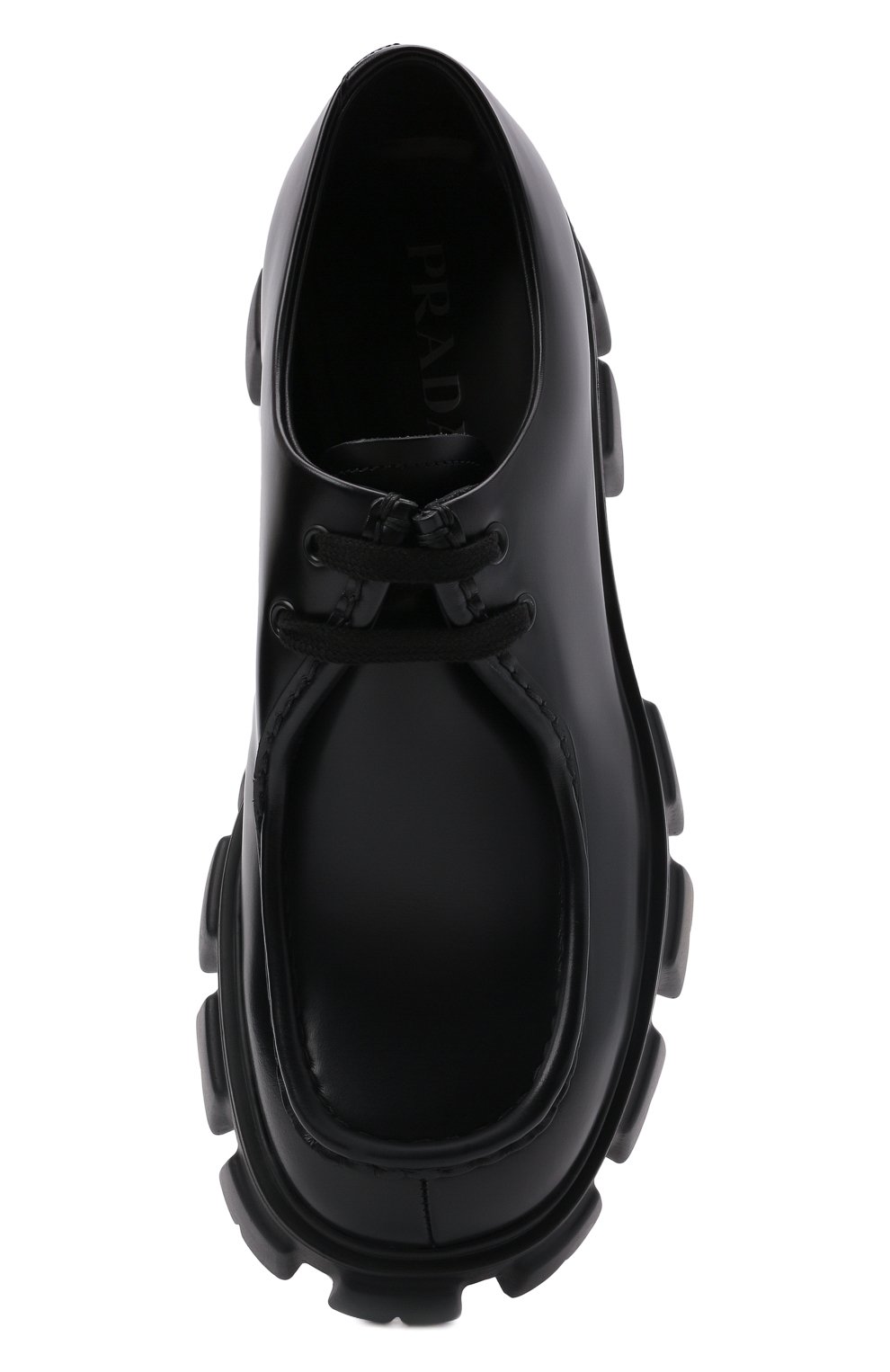 Кожаные дерби PRADA, арт. 2EE355-B4L-F0002, фото 5