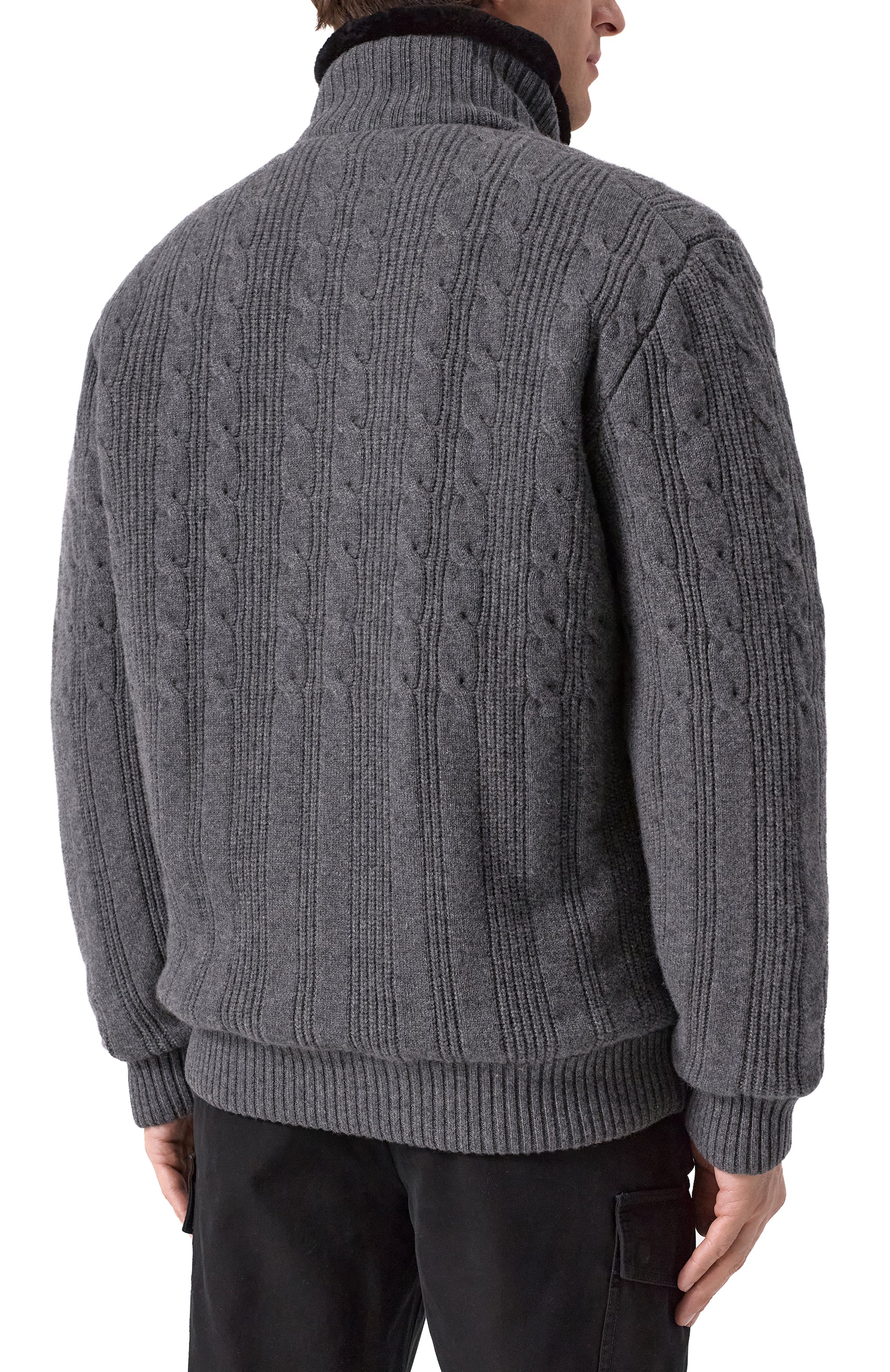 Кашемировый бомбер с подкладкой из бобра KANGRA, арт. 9151/09 02, фото 4