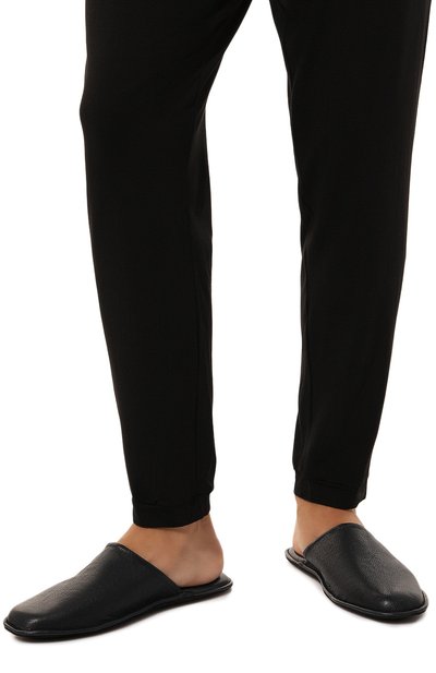 Кожаные домашние туфли HOMERS AT HOME, арт. 12045/BUFALIN0, фото 3