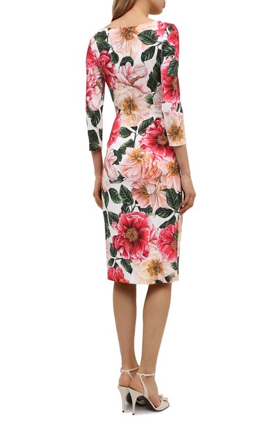 Платье из вискозы DOLCE & GABBANA, арт. F6I6QT/FSRMU, фото 4