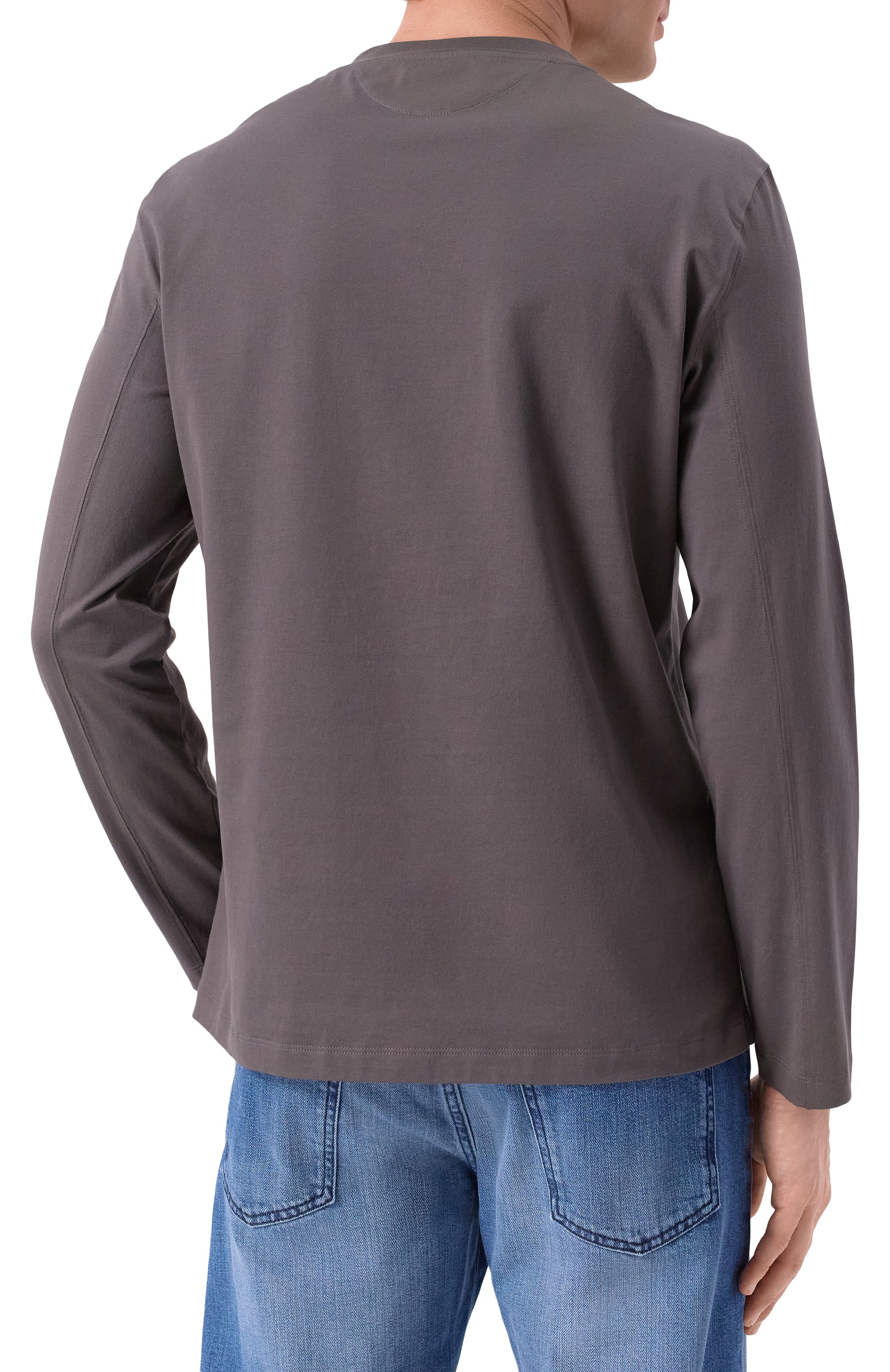 Хлопковый лонгслив BRUNELLO CUCINELLI, арт. M0B137407, фото 4